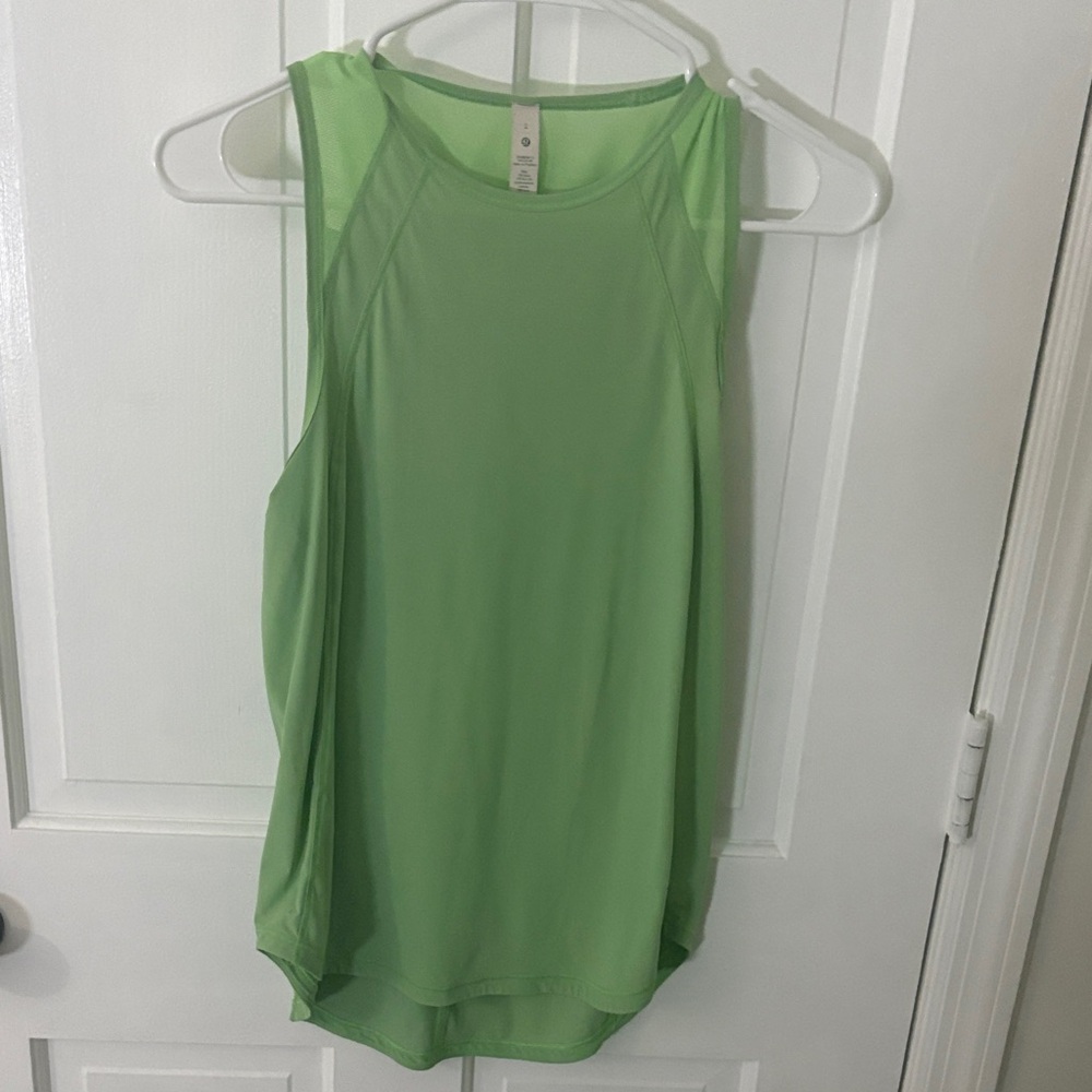 Lululemon Athletica Light Green Tank Top